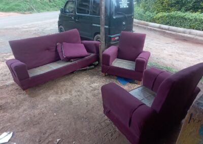 Finished sofa
